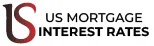 US Mortgage interest rate Home loan logo